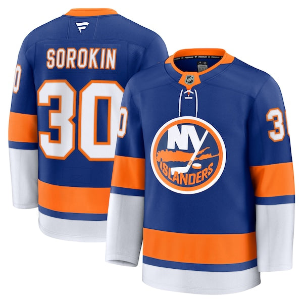 Ilya Sorokin New York Islanders  Home Premium Jersey - Royal