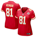 Nikko Remigio Kansas City Chiefs Nike Women's Team Game Jersey -  Red