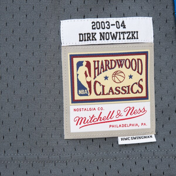 Dirk Nowitzki Dallas Mavericks 2003/04 Hardwood Classics Swingman Jersey - Gray