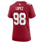 Roy Lopez Arizona Cardinals Nike Women's  Game Jersey -  Cardinal