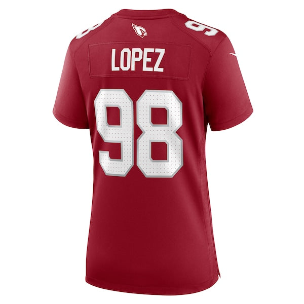 Roy Lopez Arizona Cardinals Nike Women's  Game Jersey -  Cardinal