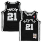 Tim Duncan San Antonio Spurs Preschool 1998/99 Hardwood Classics Throwback Team Jersey - Black