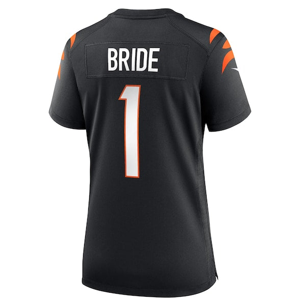 Number 1 Bride Cincinnati Bengals Nike Women's Game Jersey - Black