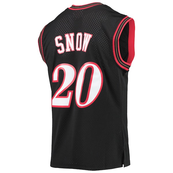 Eric Snow Philadelphia 76ers 2000/01 Hardwood Classics Swingman Jersey - Black