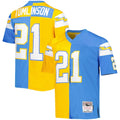 LaDainian Tomlinson Los Angeles Chargers 2002 Split Legacy Replica Jersey - Powder Blue/Gold
