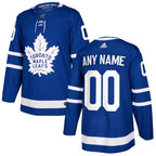 Toronto Maple Leafs adidas Authentic Custom Jersey - Blue