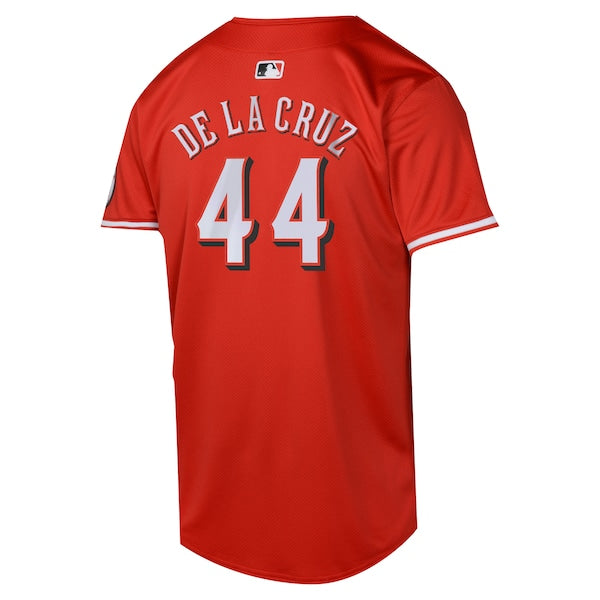 Elly De La Cruz Cincinnati Reds Nike Youth Alternate Limited Player Jersey – Red