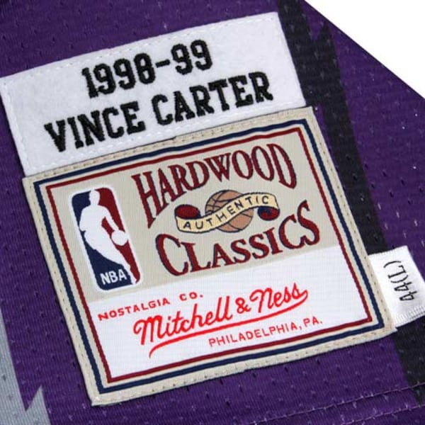 Vince Carter Toronto Raptors 1998/99 Throwback Authentic Jersey - Purple