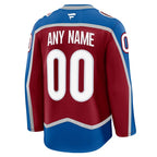 Colorado Avalanche  Home Premium Custom Jersey - Burgundy/Navy/White