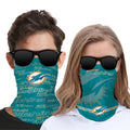 MIAMI DOLPHINS FACE MASK BANDANAS