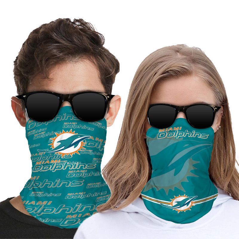 MIAMI DOLPHINS FACE MASK BANDANAS