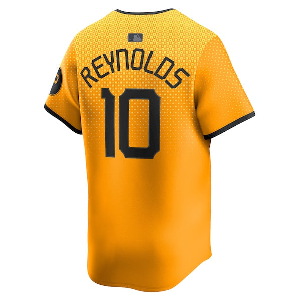 Bryan Reynolds Pittsburgh Pirates Nike City Connect Limited Player Jersey - Gold