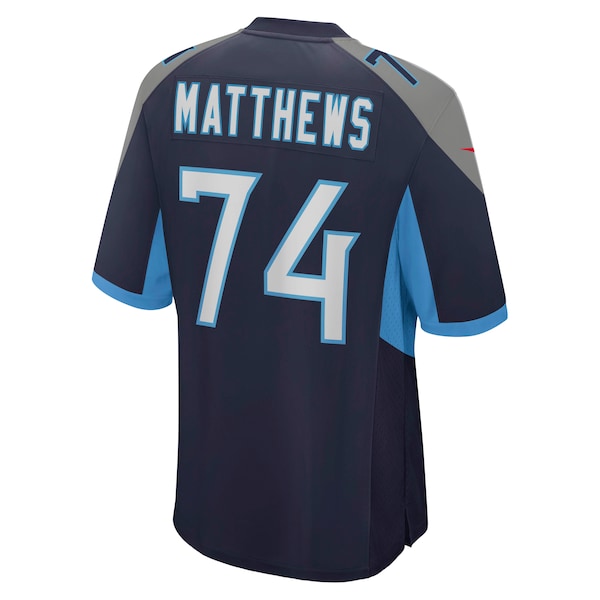 Bruce Matthews Tennessee Titans Nike Retired Player Jersey - Navy/Light Blue