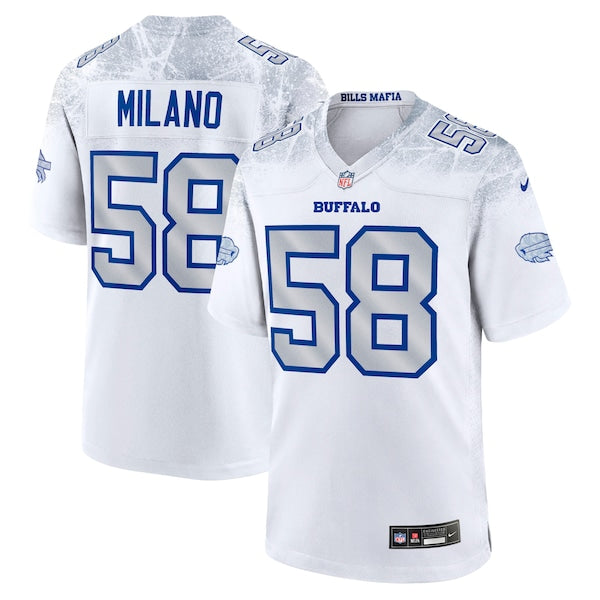 Matt Milano Buffalo Bills Nike 2025 Rivalries Collection Game Jersey - White
