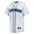 Seattle Mariners Nike #1 Dad Home Replica Jersey - White