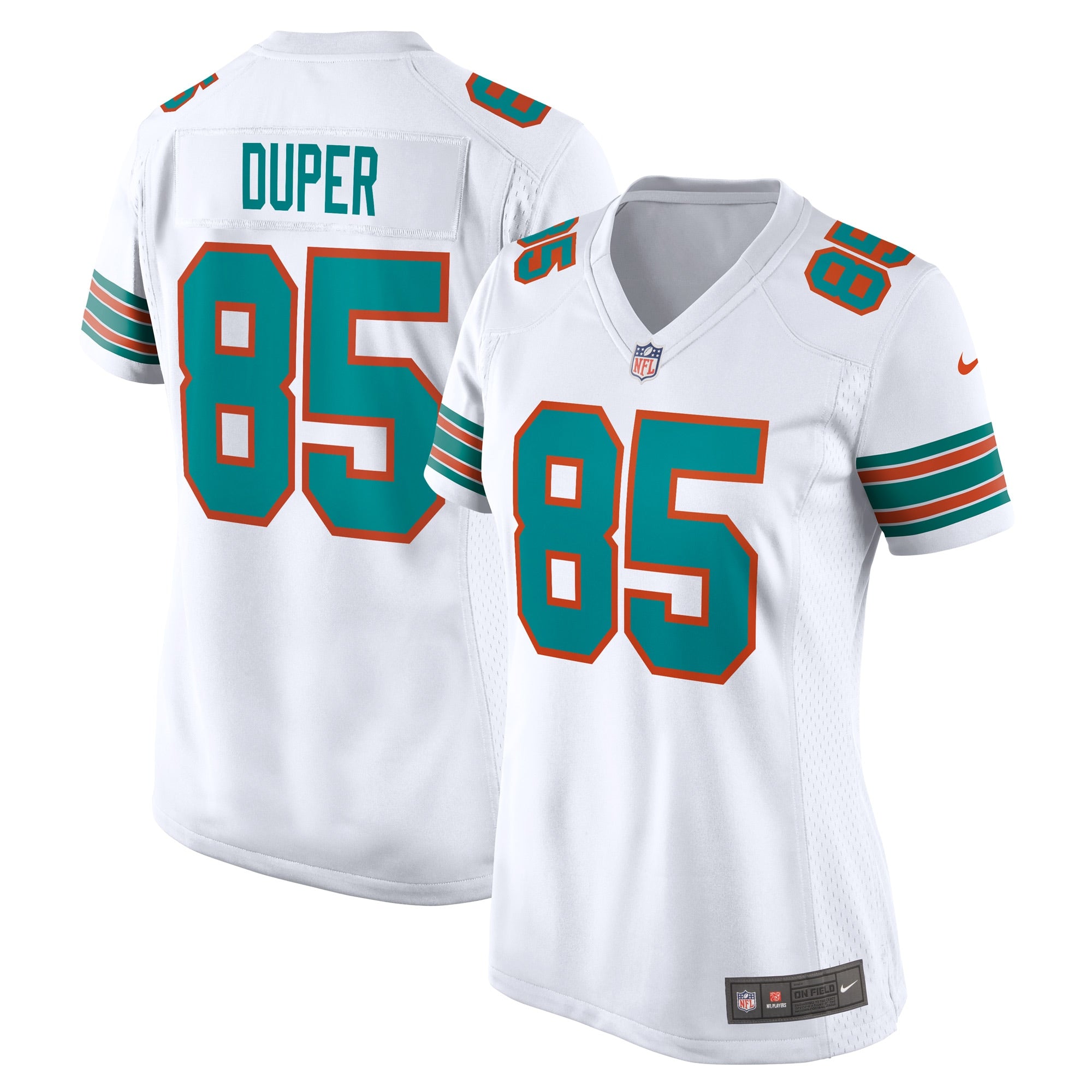 Mark Duper Miami Dolphins Nike Women's Retired Player Jersey - Aqua/White