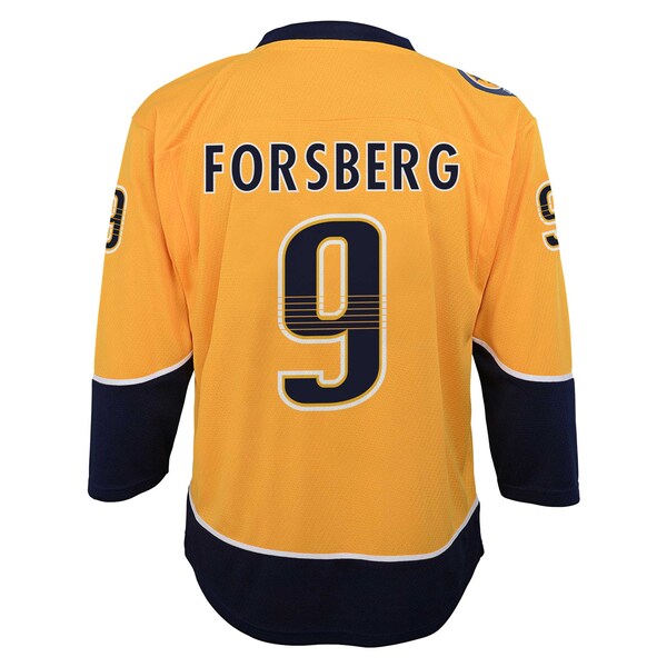 Filip Forsberg Nashville Predators Youth  Home Replica Player Jersey - Gold