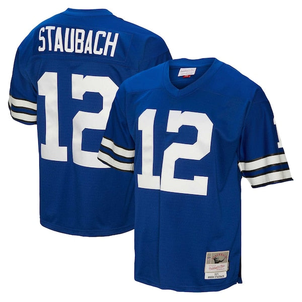 Roger Staubach Dallas Cowboys Big & Tall 1971 Legacy Retired Player Jersey - Navy