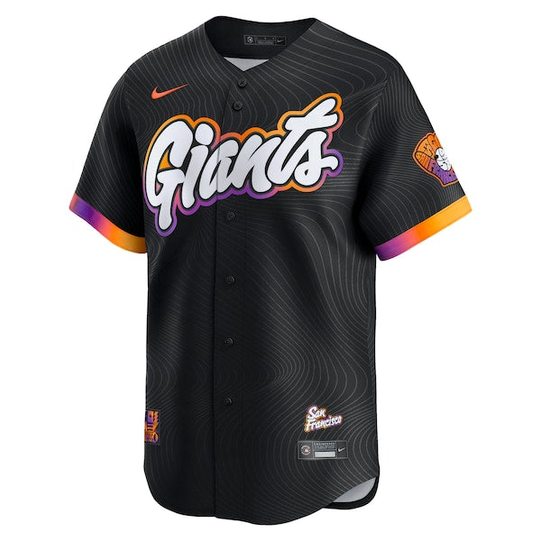 Rafael Devers San Francisco Giants Nike 2025 City Connect Limited Player Jersey - Black