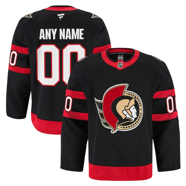 Ottawa Senators  Home Authentic Pro Custom Jersey - Black