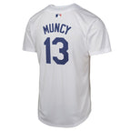 Max Muncy Los Angeles Dodgers Nike Youth Home Player Game Jersey - White