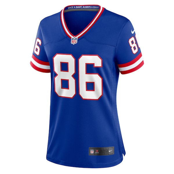 Darius Slayton New York Giants Nike Women's Classic Player Game Jersey - Royal
