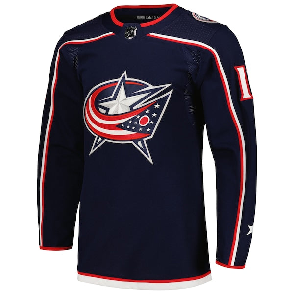 Johnny Gaudreau Columbus Blue Jackets adidas Home Primegreen Authentic Player Jersey - Navy
