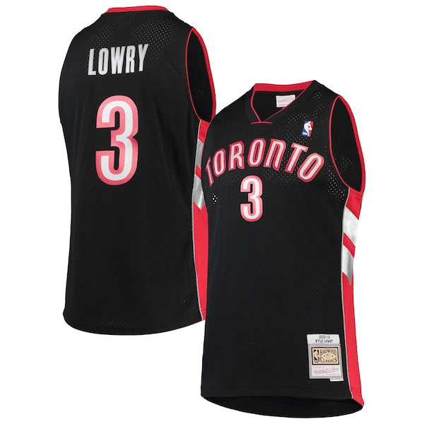 Kyle Lowry Toronto Raptors 2001/02 Hardwood Classics Swingman Jersey - Black