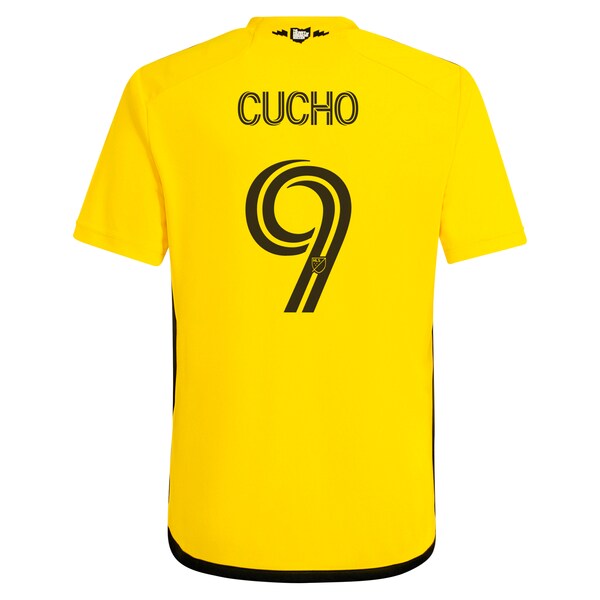 Cucho Hernández Columbus Crew adidas Youth 2024 The Home Kit Replica Player Jersey - Yellow