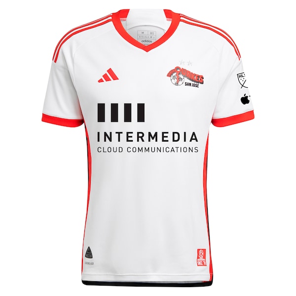 Cristian Espinoza San Jose Earthquakes adidas 2024 The 50 Kit Authentic Player Jersey - White