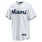 Liam Hicks Miami Marlins Nike Home Replica Jersey - White