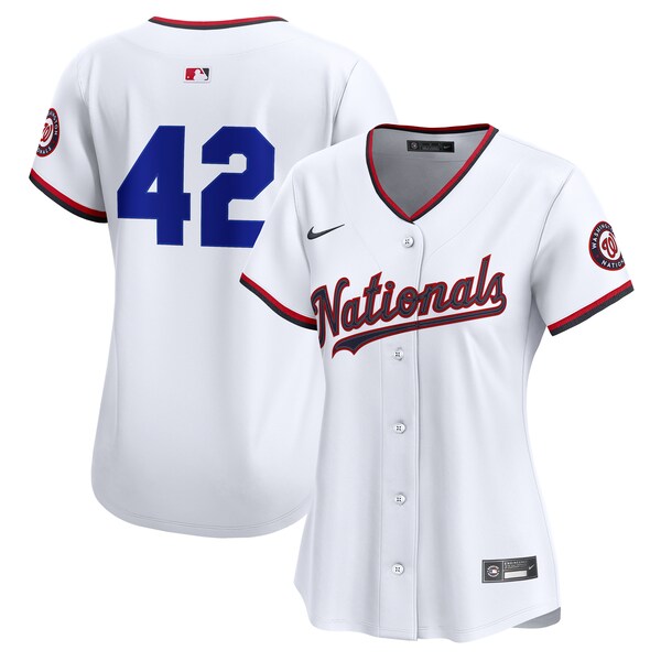 Washington Nationals Nike Home 2025 Jackie Robinson Day Limited Jersey – White
