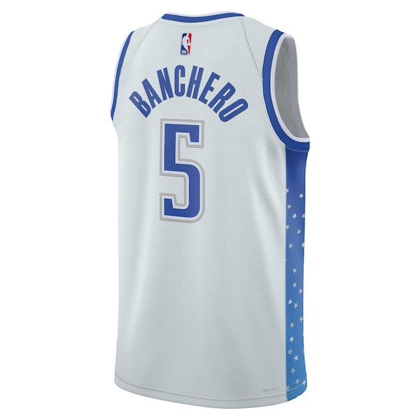 Paolo Banchero Orlando Magic Nike Unisex 2025/26 Swingman Jersey - Silver - City Edition