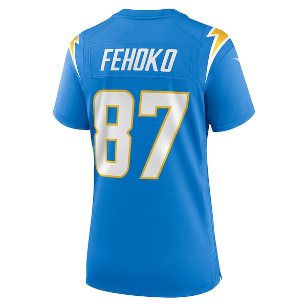 Simi Fehoko Los Angeles Chargers Nike Women's  Game Jersey -  Powder Blue