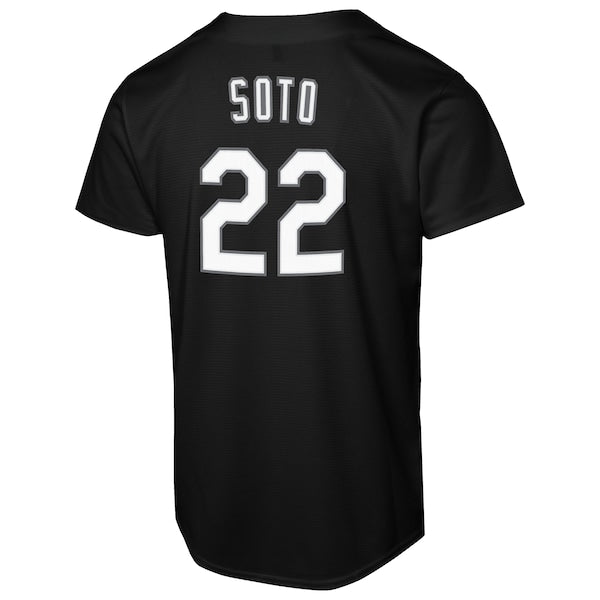 Juan Soto New York Mets Nike  Youth Replica Fashion Jersey - Black