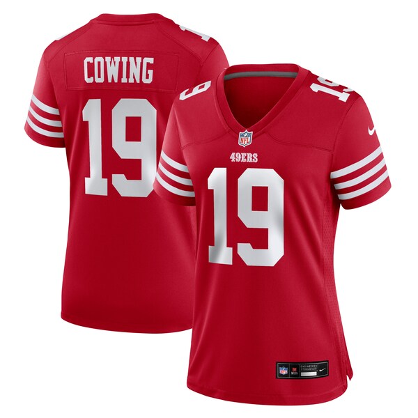 Jacob Cowing San Francisco 49ers Nike Women's  Game Jersey -  Scarlet