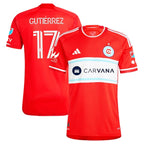 Brian Gutierrez Chicago Fire adidas 2024 Return To Red Authentic Player Jersey - Red
