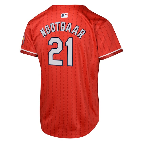 Lars Nootbaar St. Louis Cardinals Nike Youth 2024 City Connect Limited Player Jersey - Red