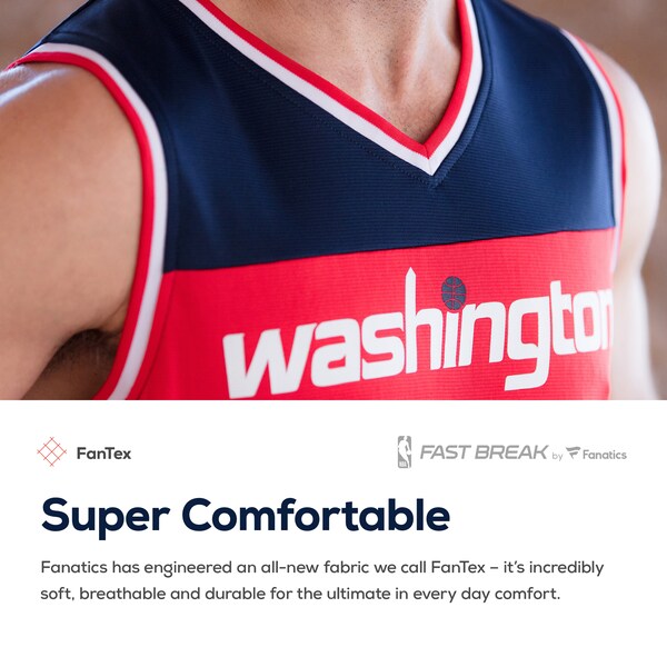 Rui Hachimura Washington Wizards  Replica Fast Break Jersey Red - Icon Edition