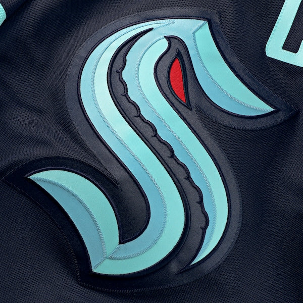 Philipp Grubauer Seattle Kraken  Home Premium Jersey - Deep Sea Blue