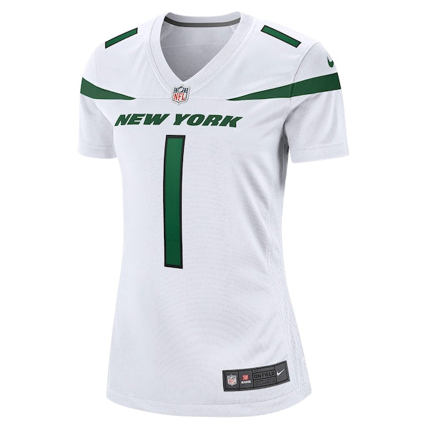 Ahmad Sauce Gardner New York Jets Nike Women's Player Jersey - White/Green