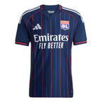 Olympique Lyonnais adidas 2025/26 Away Replica Jersey - Blue/White