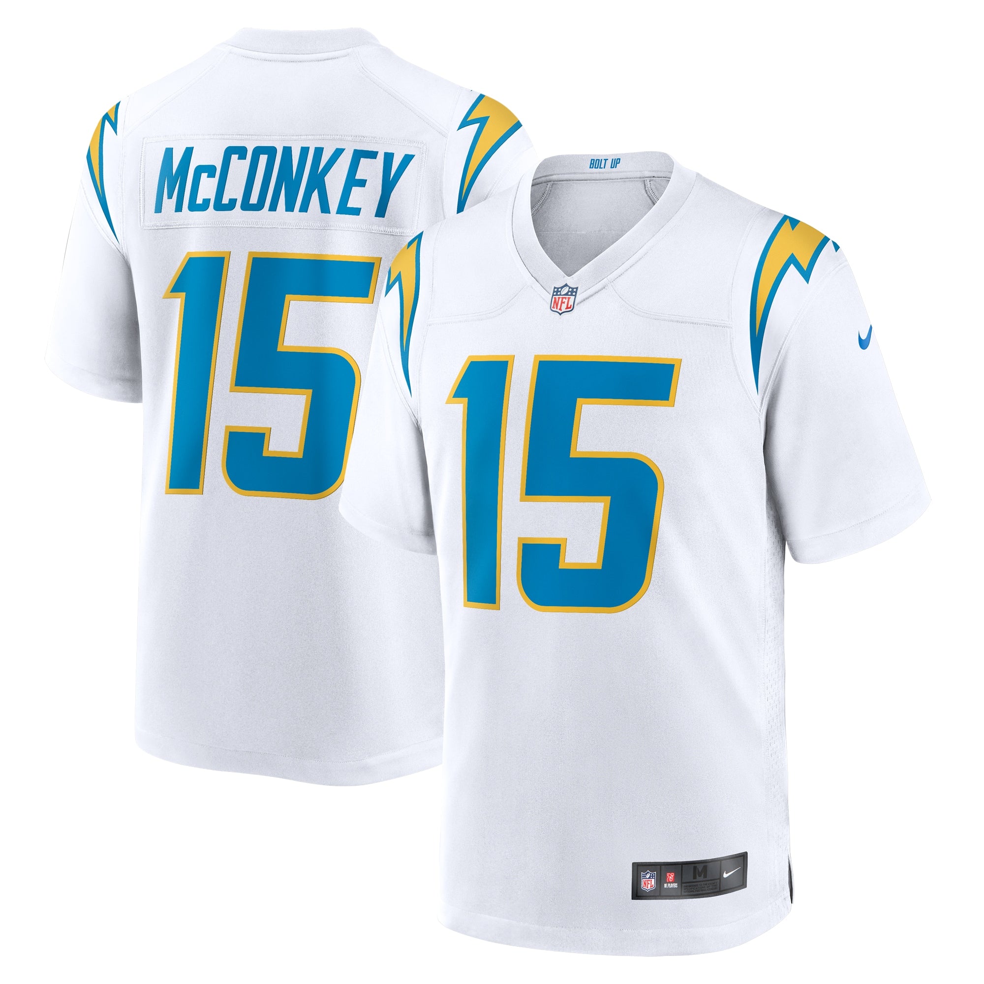 Ladd McConkey Los Angeles Chargers Nike Alternate Game Jersey -  Royal/Navy/White