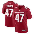 Ezekiel Turner Arizona Cardinals Nike Team Game Jersey -  Cardinal