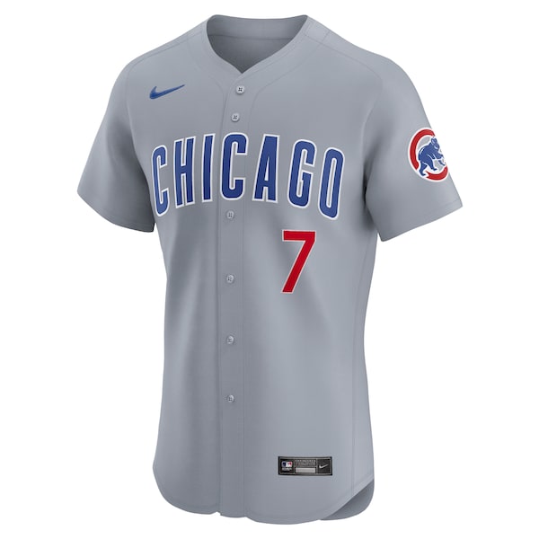 Dansby Swanson Chicago Cubs Nike Road Elite Player Jersey - Gray