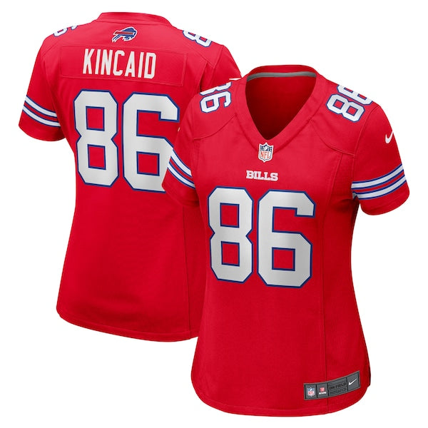 Dalton Kincaid Buffalo Bills Nike Women's Alternate Game Jersey - Red/Royal