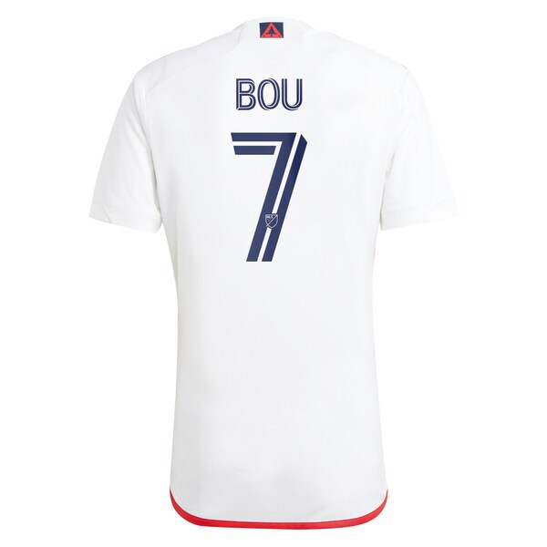 Gustavo Bou New England Revolution adidas 2024 Defiance Replica Jersey - White