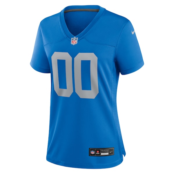 Detroit Lions Nike Women's Alternate Custom Game Jersey - Blue