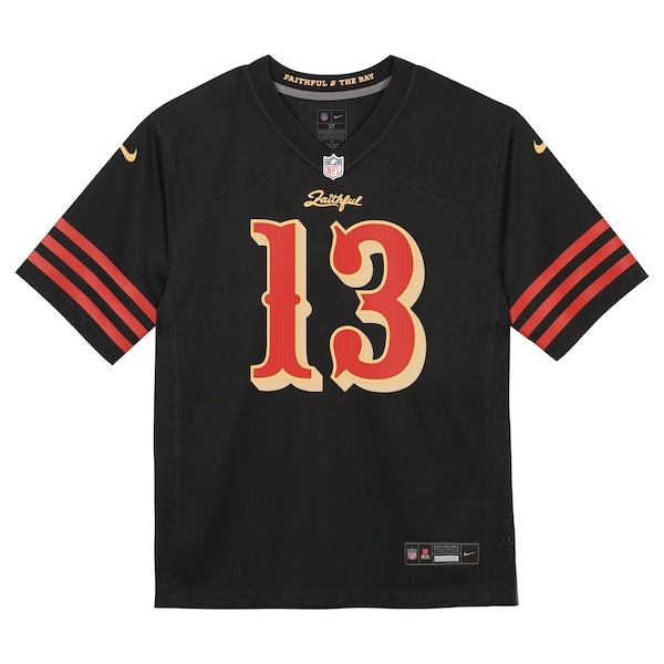 Brock Purdy San Francisco 49ers Nike Preschool 2025 Rivalries Collection Game Jersey - Black