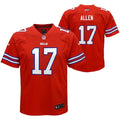 Josh Allen Buffalo Bills Nike Youth Game Jersey - Red/Royal/White